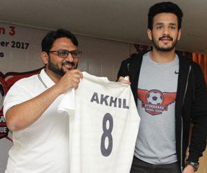 Akhil - Hyderabad Football League Brand Ambassador Photos