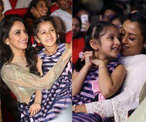 Goutham, Sitara At Spyder Audio Launch Photos
