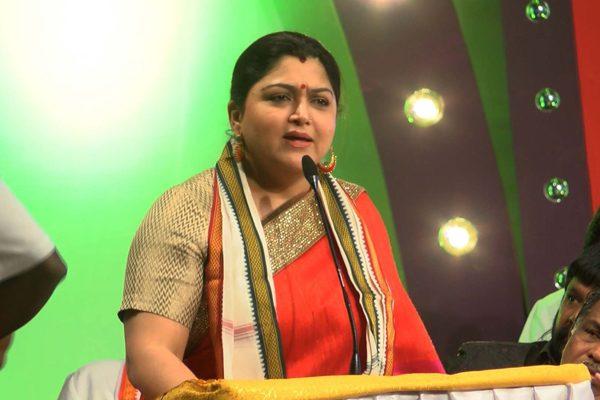 Khusboo Will Not Leave Her Party for Kamal Haasan