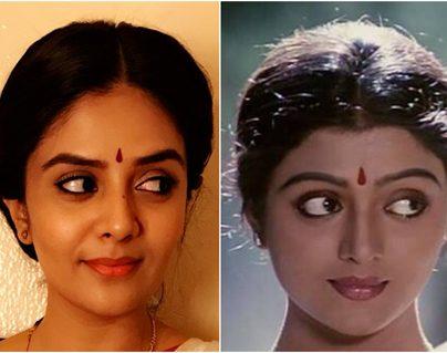Meenakshi from Swarnakamalam -Shooting Sreemukhi