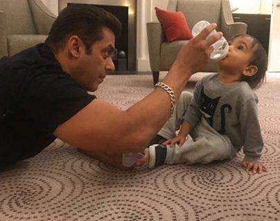 Megastar Salman Khan Child Mode on!