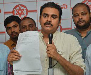 Pawan Kalyan - Jana Sena Party Latest Press Meet Photos