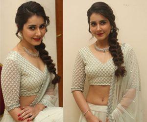 Raashi Khanna at Jai Lava Kusa Trailer Launch Event Photos