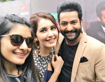 Rashi Khanna, Niveda Thomas Were My Stress Busters - NTR