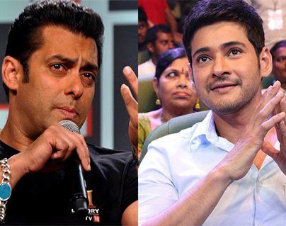 Salman Khan's Movie Script Taken by Mahesh Babu