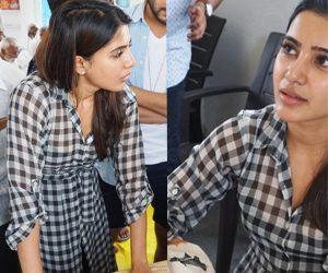 Samantha Visits Hand-loom Weavers Industry In Siddipet Photos