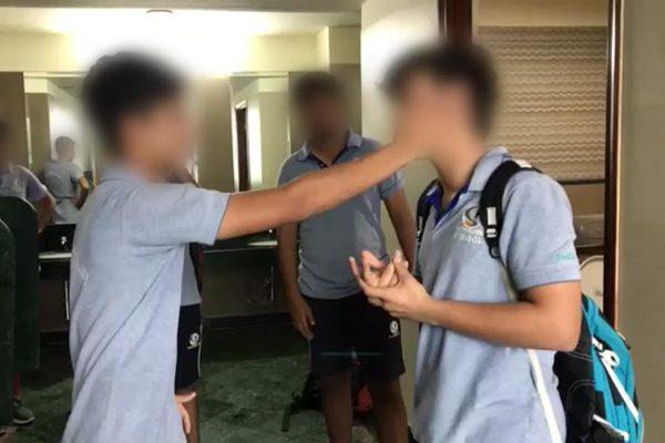Slap Bet of School Boys Goes Wrong