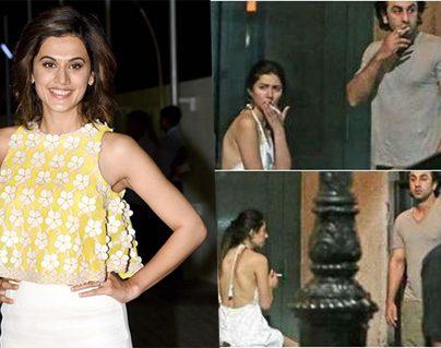 Taapsee Pannu - Mahira Khan, Ranbir Kapoor Smoking