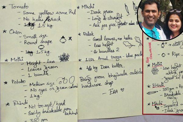 This Wife's Formulated Grocery List for Husband Makes You Rofl