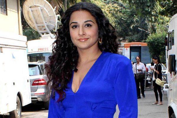 Vidya Balan met with a minor accident