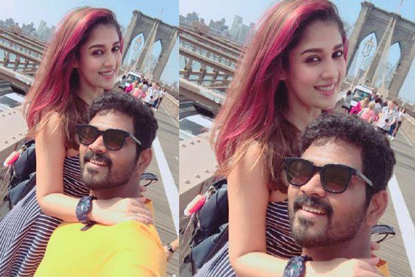 Vignesh Shivan Celebrating with Rumoured Girlfriend Nayantara
