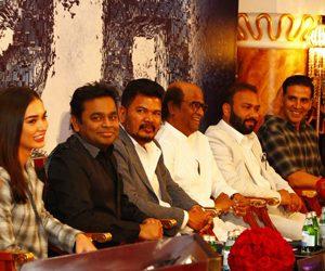 2.0 Movie Team Dubai Press Meet Photos