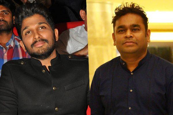 AR Rahman for Allu Arjun's First Bilingual