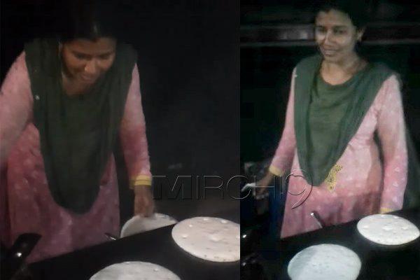 Actress  Kavitha Lakshmi for doing odd jobs for a living