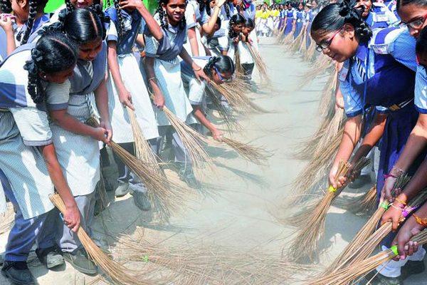Andhra Pradesh - clean India campaign