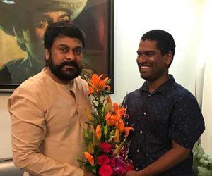Bithiri Sathi Meets Chiranjeevi Photos