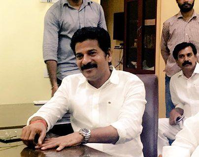 Congress Party Welcomes Revanth Reddy in Telangana Assembly