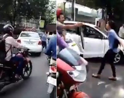 Crazy Woman Creates Nuisance with Reckless Driving in Hyderabad