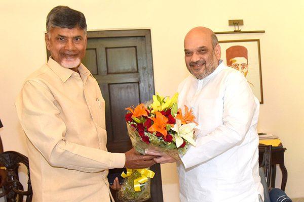 Did Amit Shah Really Call Chandrababu?
