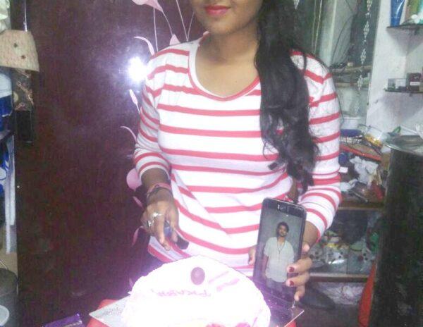 Pic Talk: Female Fan's Hungama on Prabhas' Birthday