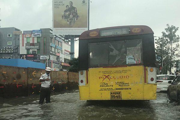 Hyderabad rains effects the common man life