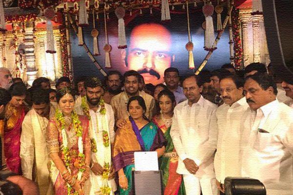 KCR Special Attraction at Paritala Sriram's Wedding