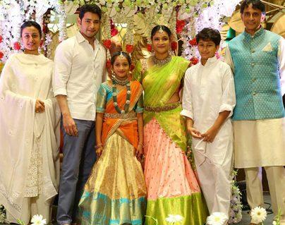 Mahesh Babu for Neice Half Saree Function