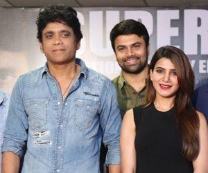 Nagarjuna At Raju Gari Gadhi 2 Success Meet Photos