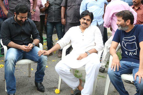 Pawan Kalyan Steals Show At Jr NTR 28 Film Launch