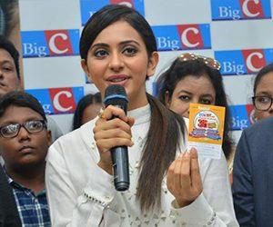 Rakul Preet Singh at Big C Lucky Draw in Nellore