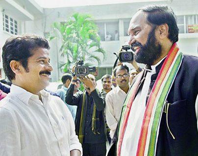 Revanth Reddy Advances Congress Joining Muhurath?