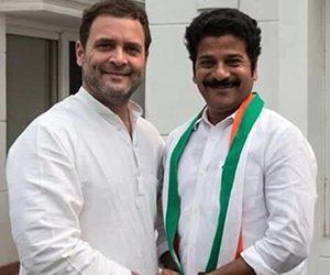 Revanth Reddy Joins Congress in the Presence of Rahul Gandhi