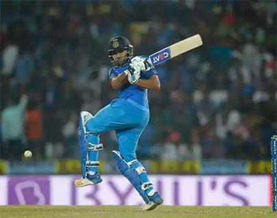 Rohit Sharma gets the Man of the Match award for his knock of 125 off 109 ballsRohit Sharma gets the Man of the Match award for his knock of 125 off 109 balls