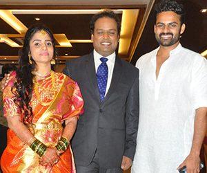 Sai Dharam Tej at Comedian Harish Wedding Reception