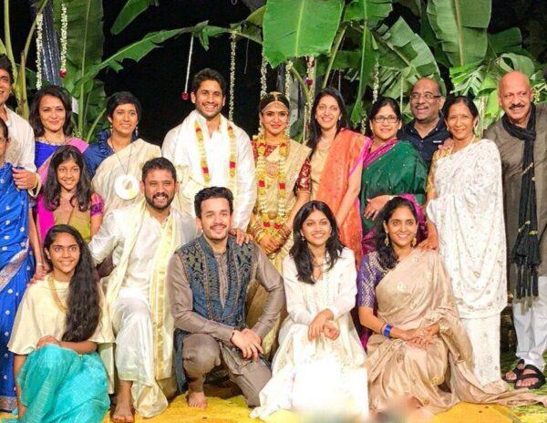 Samantha Naga Chaitanya Wedding Family Photo
