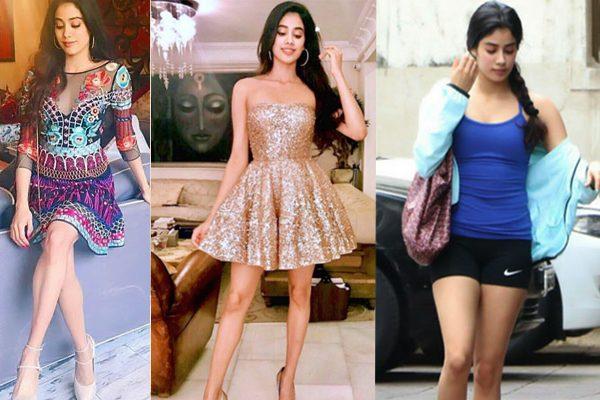 Skirts and Minis Brought Jhanvi Kapoor Close to Audience