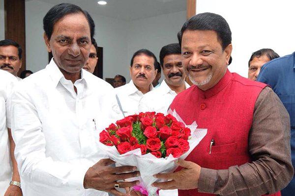 TRS MLC Farooq Hussain Slaps an NRI Woman with Slipper