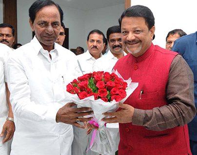 TRS MLC Farooq Hussain Slaps an NRI Woman with Slipper