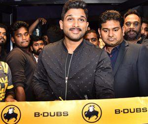 Allu Arjun Launches Buffalo Wild Wings B-Dubs Photos
