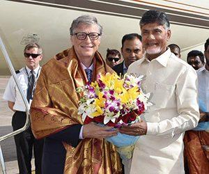 Bill Gates in Visakhapatnam
