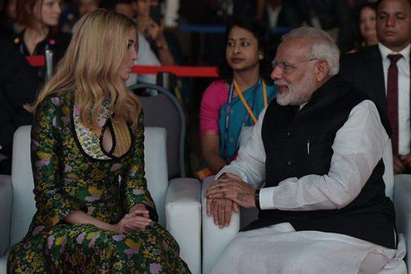 Channel Leaks Visuals of Narendra Modi and Ivanka Trump Dining