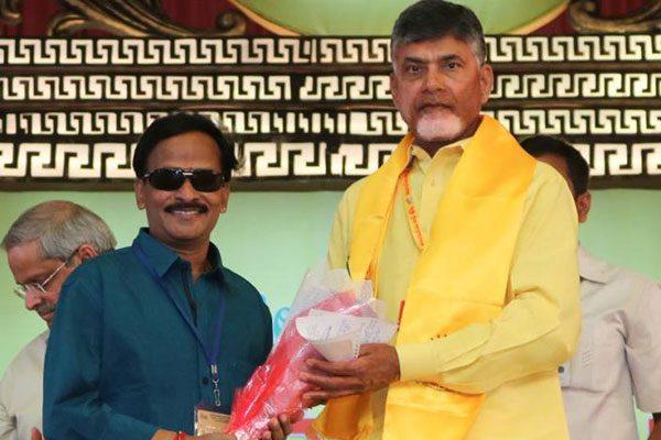 Comedian Venu Madhav Meets Chandrababu Naidu