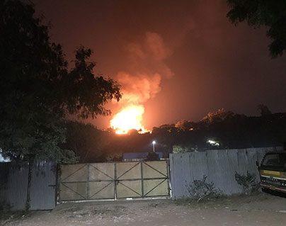 Huge Fire Accident at Annapurna Studios