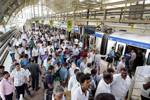 Hyderabad Metro Rail Sets A Record on Day-1