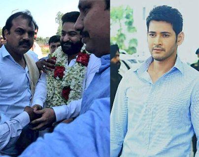 Jr NTR Koratala Siva Visits Bhadrachalam Temple