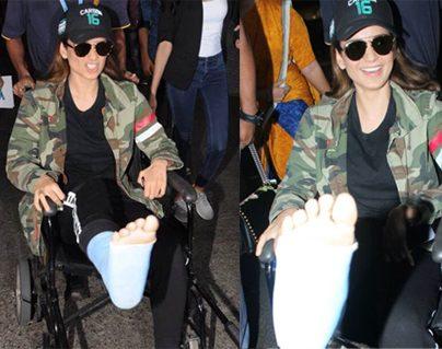 Kangana Ranaut Injures her Leg Jumping 40- Feet Down