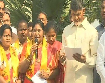 MLA Giddi Eswari No.22 From YSR Congress to TDP