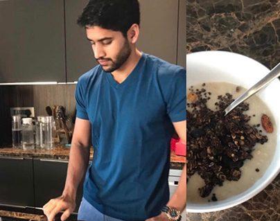 Naga Chaitanya Cooking for Samantha Akkineni