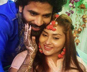 Namitha-Veer Wedding Celebration Stills Photos