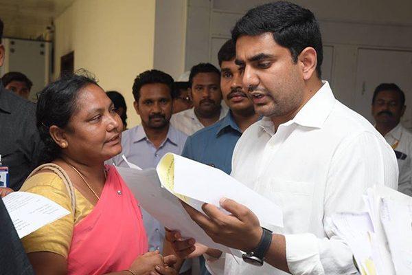 Nara Lokesh Revealing His Efficiency Through Work